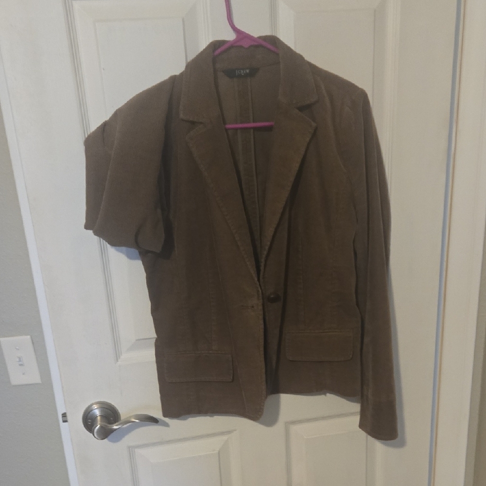 J. Crew Brown Corduroy Blazer